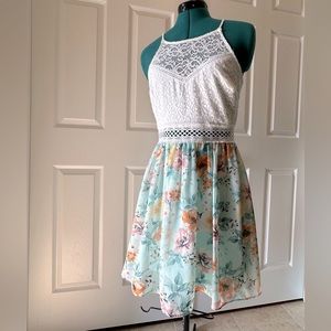 Chiffon and Lace Dress by A. Bayer